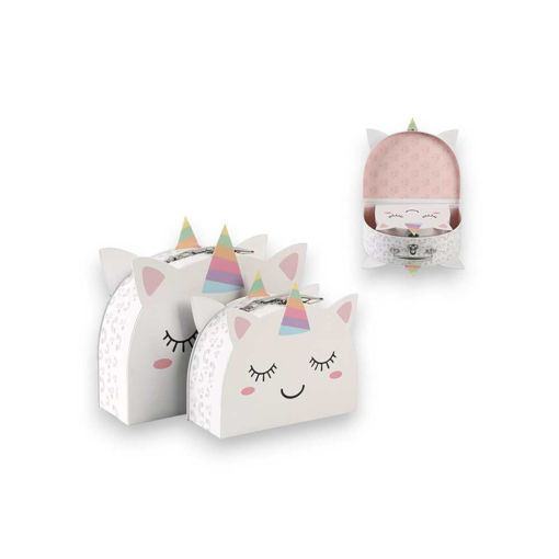 Picture of UNICORN BOX WITH HANDLE 2PCS SET